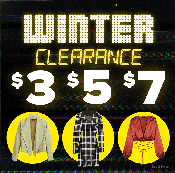 WINTER CLEARANCE