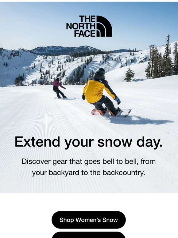 The north face on sale email