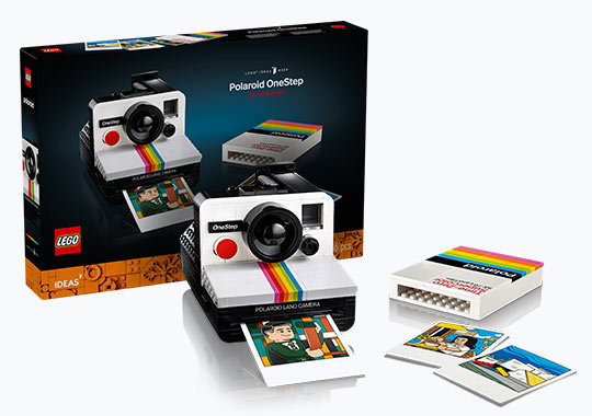 LEGO Ideas 21345 Polaroid OneStep SX-70 Camera Set for Adults