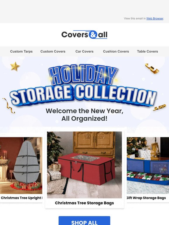 Memories Stored: Holiday Storage Collection!