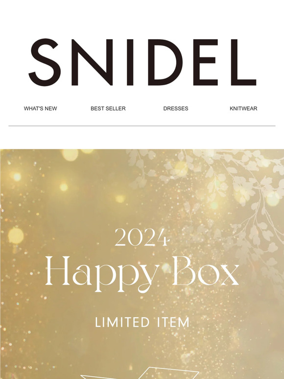 SNIDEL: 🎉The 2024 SNIDEL HAPPY BOX is Here🎁 | Milled