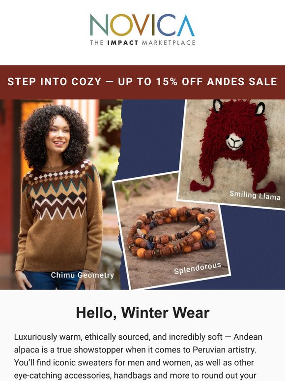 Winter Wonderland — Up to 15% OFF Andes Sale