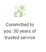 Committed to you: 30 years of trusted service