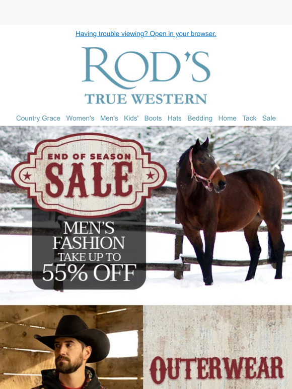 Rod's Western Palace Emails, Sales & Deals - Page 4