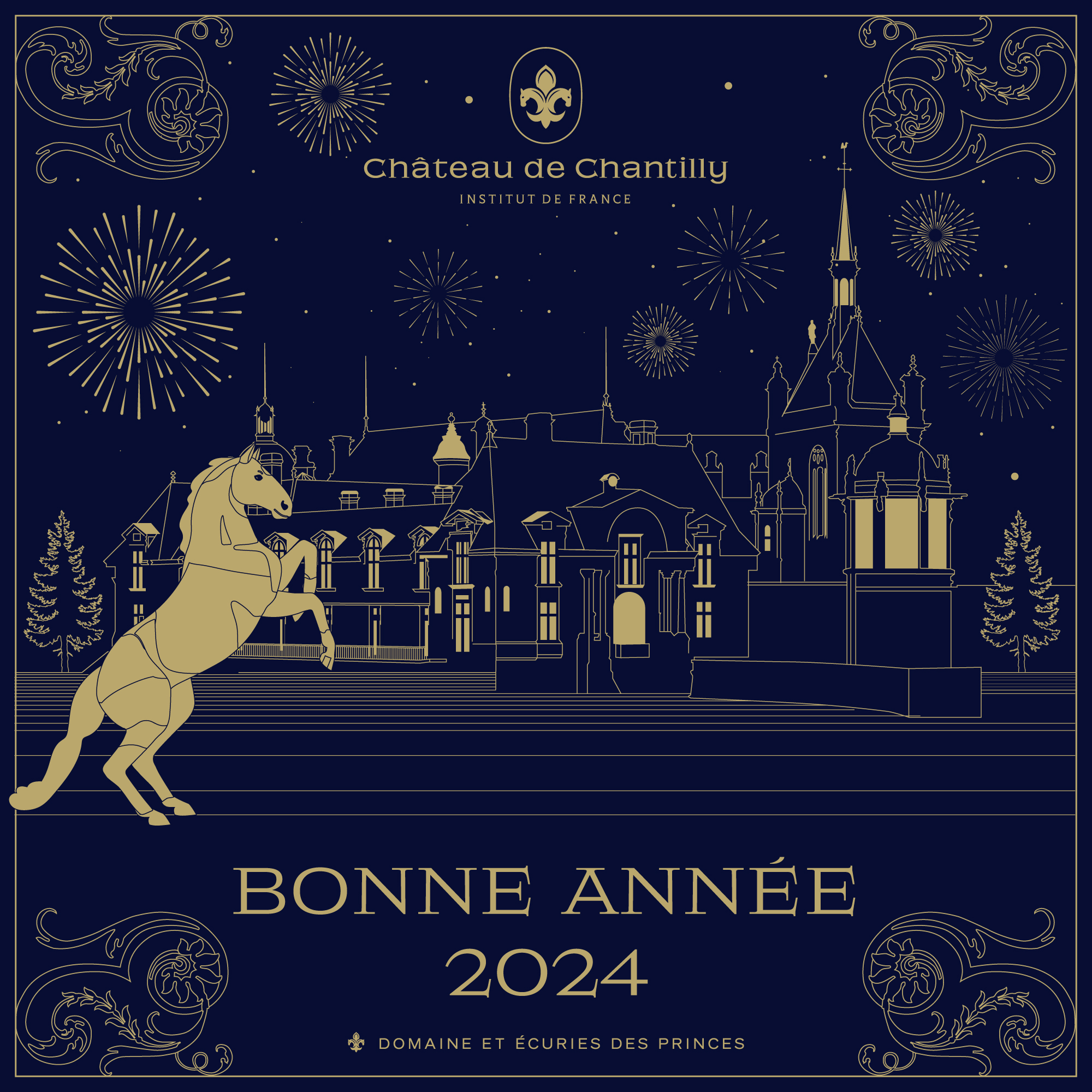 Domaine De Chantilly Meilleurs vœux pour l'année 2024 ! 🎊 Milled