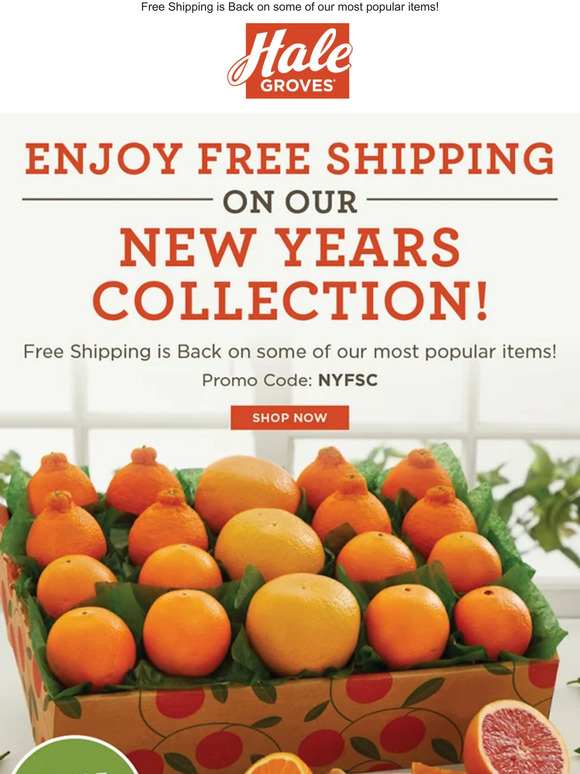 Hale Groves Enjoy FREE Shipping on Our New Years Collection! Milled