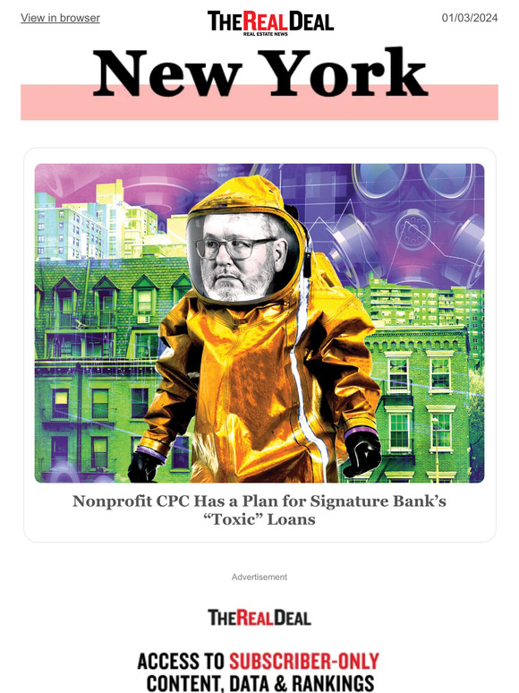 therealdeal Can CPC clean up Signature’s “toxic” debt? NY's juiciest