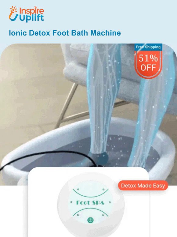 Revitalize Your Health: Ionic Detox Foot Bath Awaits!