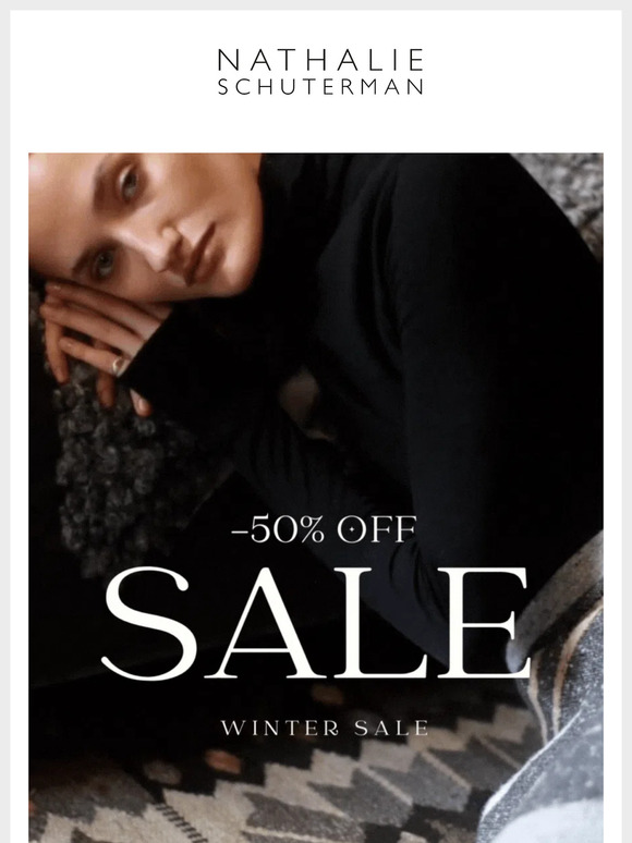 WINTER SALE -50% OFF 💫