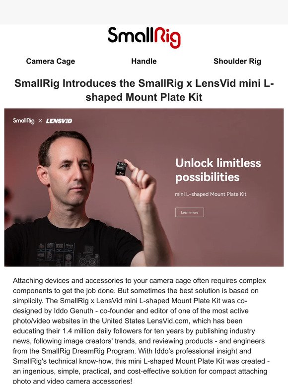 SmallRig Unveils New Brandon Li Mobile Video Kit for iPhone 15 Pro