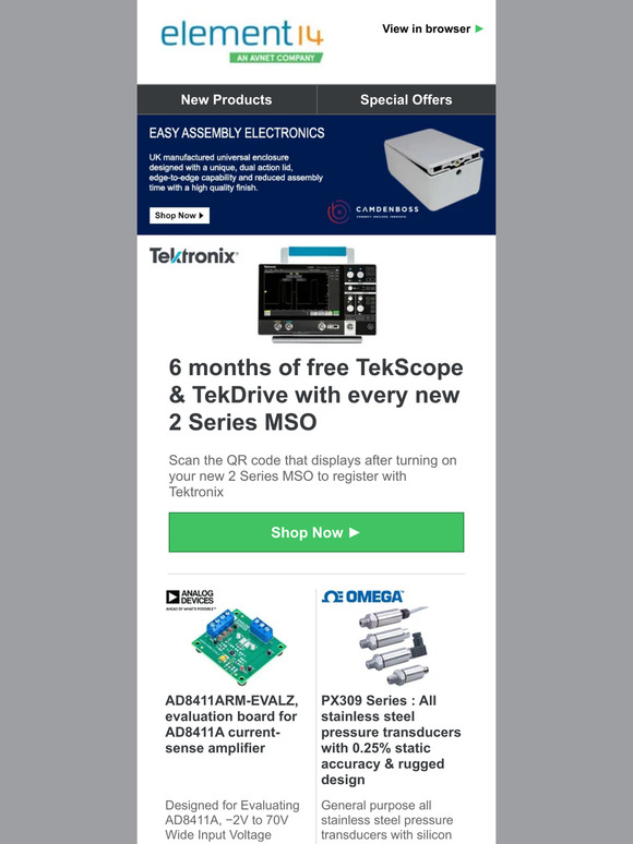 Bring in the new year with brand new products from leading manufacturers