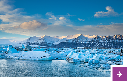 Gletscherlagune Jökulsarlon.