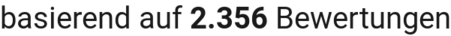 number of reviews