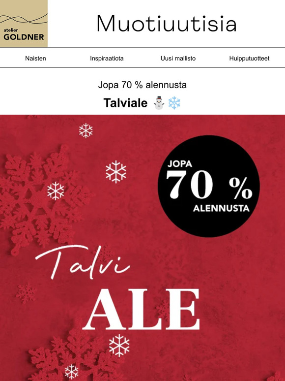 Säästä suuressa talvialessa ⛄❄️