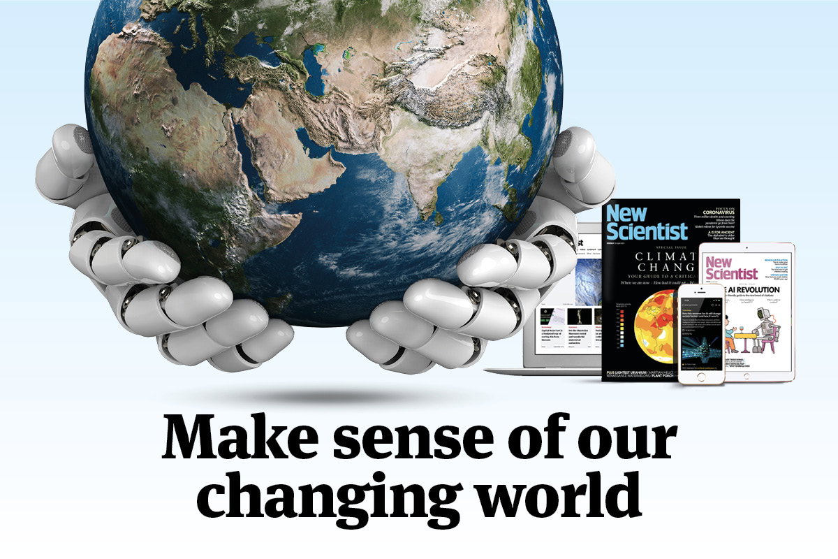 Make sense of our changing world. Image links to offer.