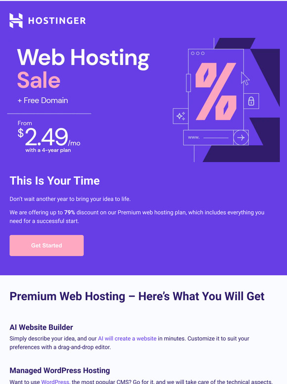Bring your idea online with a website
