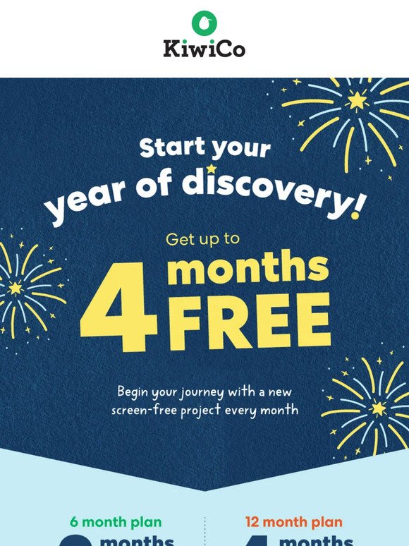 Get up to 4 Months FREE!
