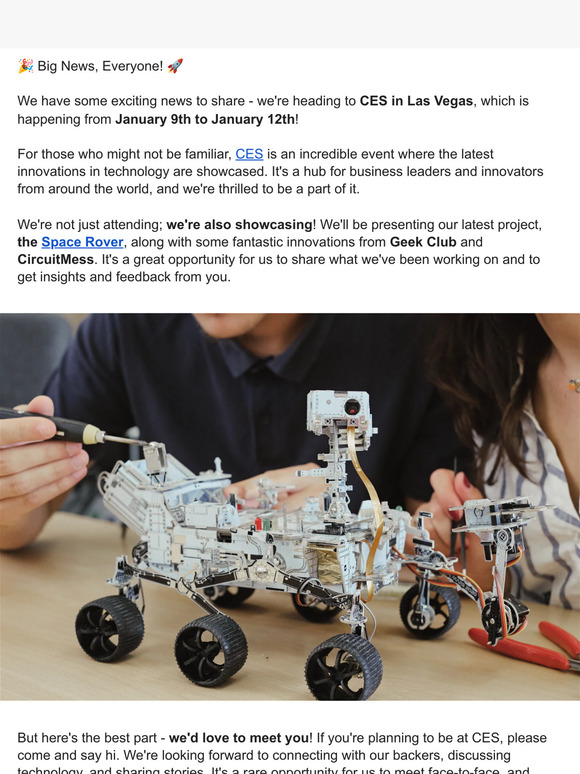 Circuitmess Visit Us At Ces 2024 Las Vegas Booth No 62145 Milled