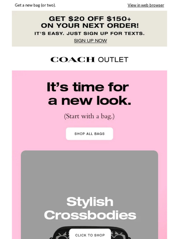 Unlock Exclusive Deals: Coach Outlet Text Sign Up Guide