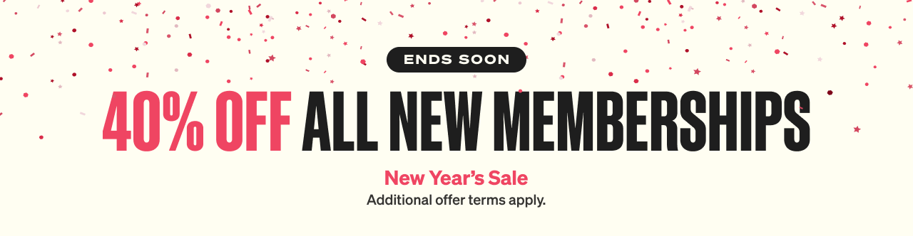 Buy one, gift one membership free. Additional offer terms apply.
