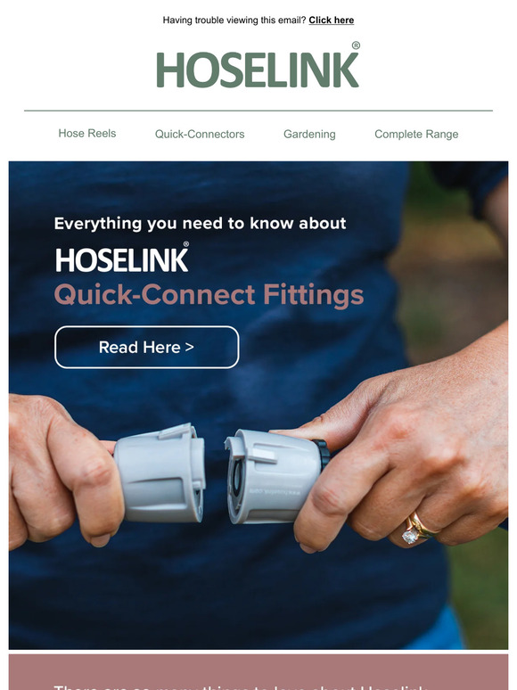 Hoselink USA Quick Connect Hose Fittings Everything you need to know