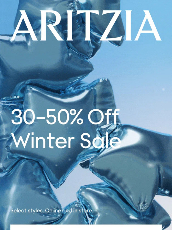 Aritzia Email Newsletters Shop Sales, Discounts, and Coupon Codes