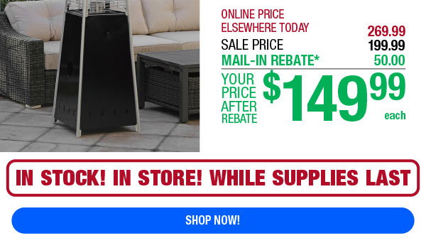 Pyramid Propane Outdoor Patio Heater