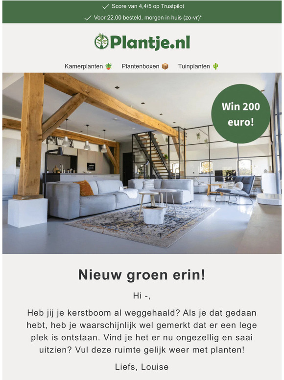 Win 200 euro shoptegoed!
