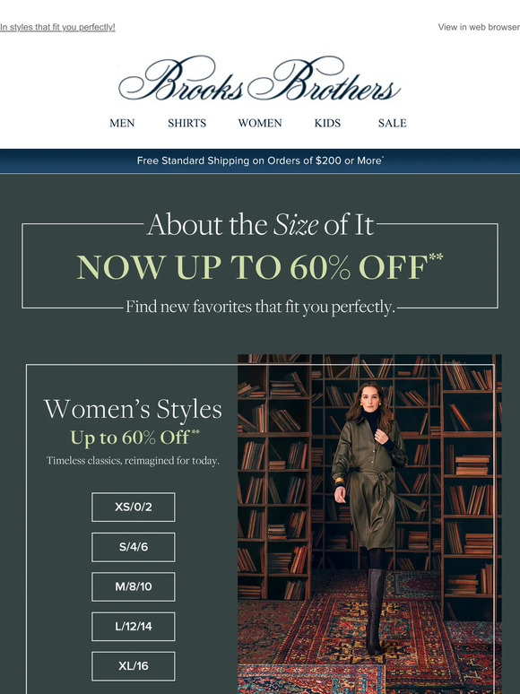 Brooks Brothers Email Newsletters Shop Sales, Discounts, and Coupon Codes