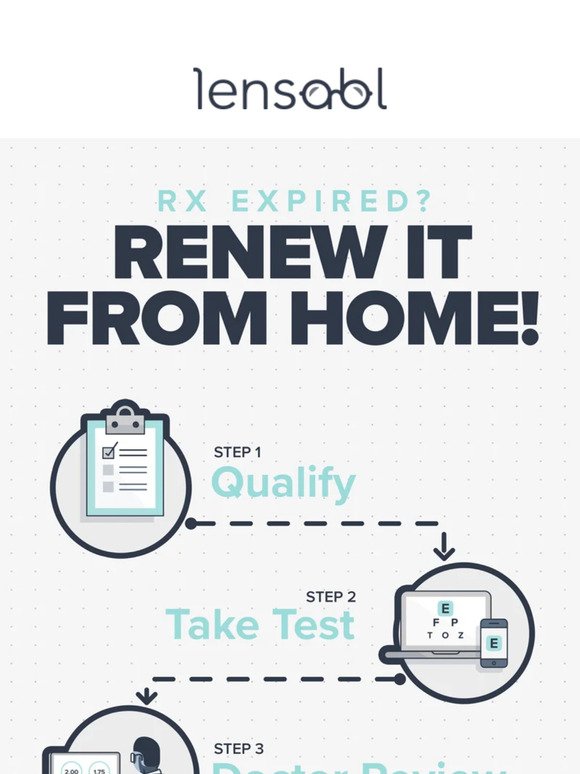 Renew Your Glasses and Contacts Rx from Home! 🤓
