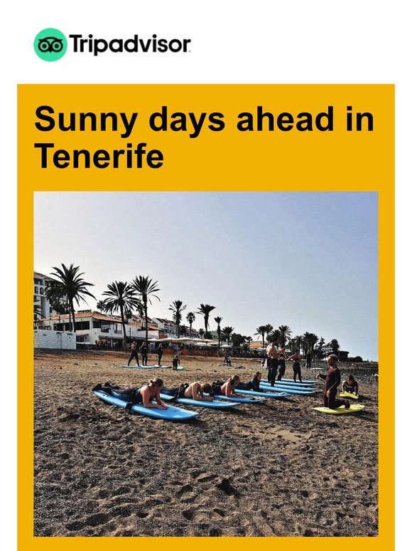 It’s always sunny in Tenerife ☀️