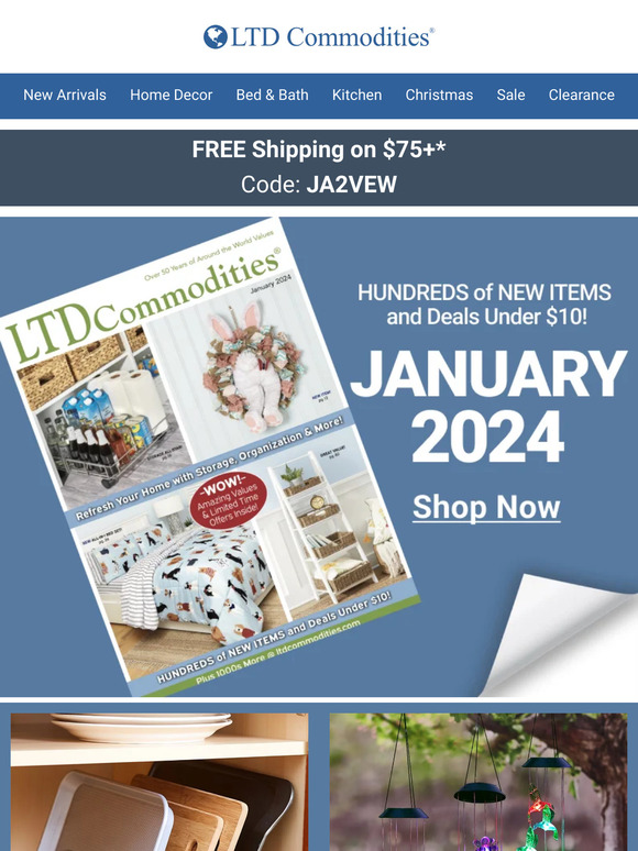 LTD Commodities LLC the NEW January Catalog NOW! Milled