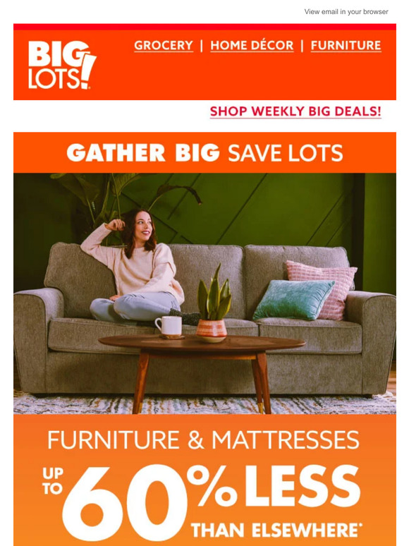 Big Lots! BIG Deals on Everything for Your Home!