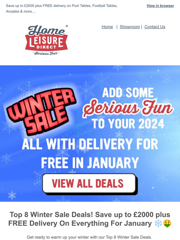 Home Leisure Direct Top 8 Winter Sale Games Room Deals! ️🤑 Add Some