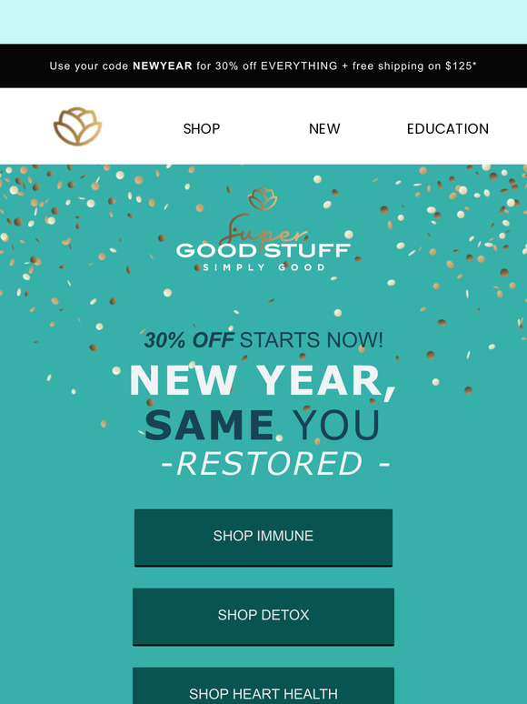 Restore your health with 30% OFF 🎉