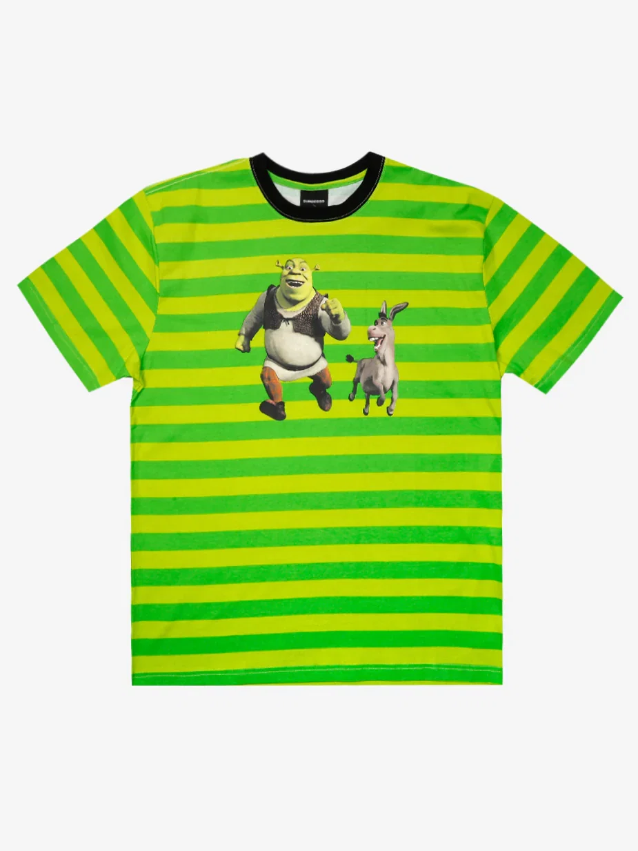 Image of Shrek & Donkey Striped Tee