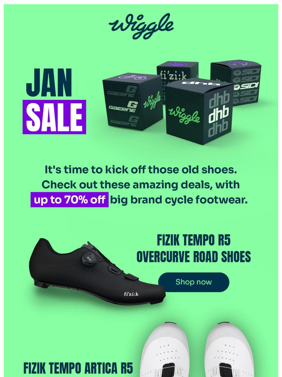 Up to 70% off incredible cycle shoes