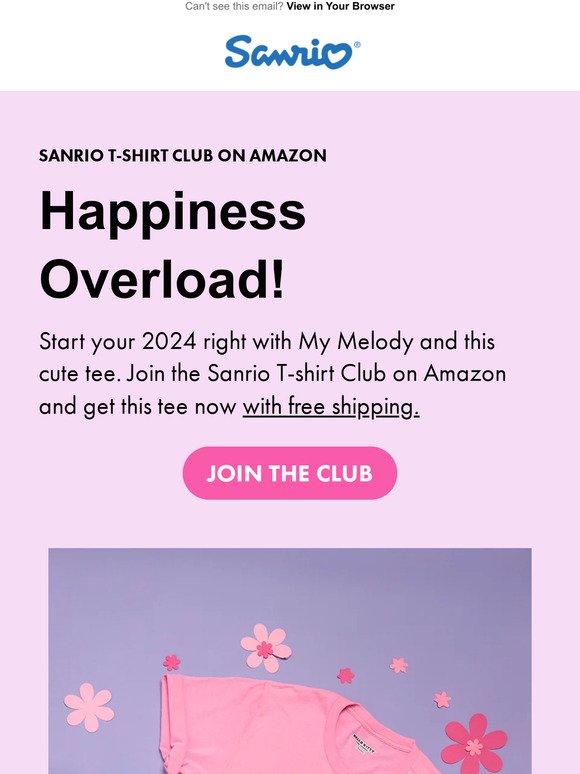 Sanrio T-shirt Club 💘