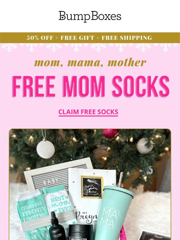 Warm up with FREE Set of MOM Socks!