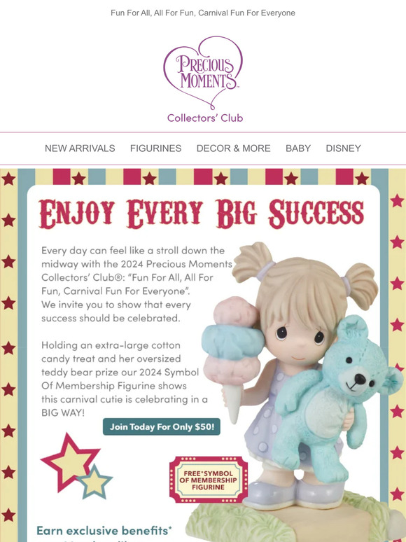 Precious Moments The 2024 Precious Moments Collectors' Club® Is Here