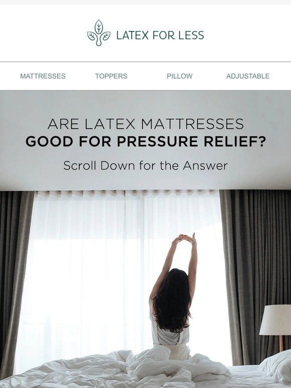 Latex For Less: 😴 Is Latex Good for Pressure Relief? The Answer is ...