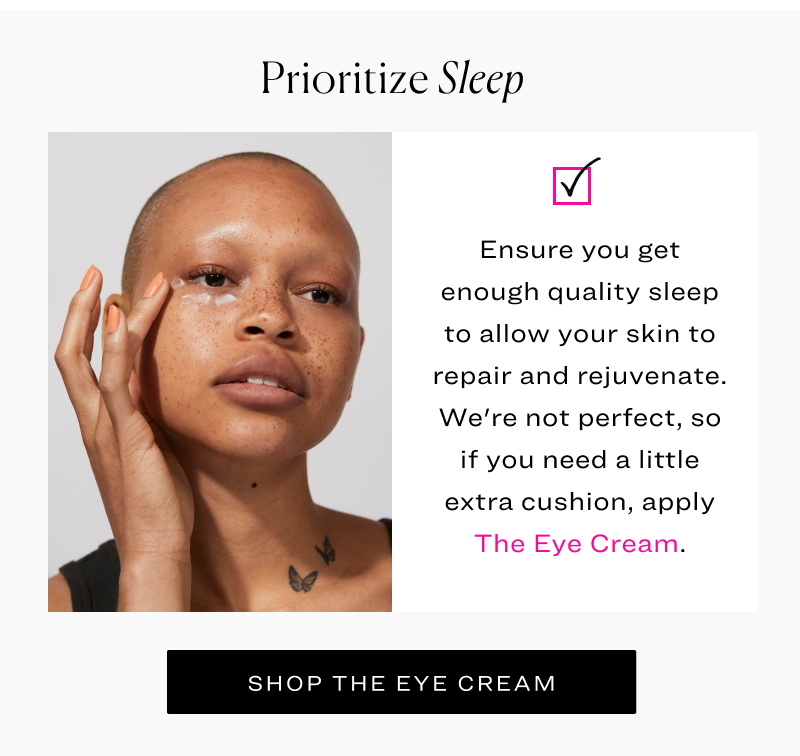 Prioritize Sleep