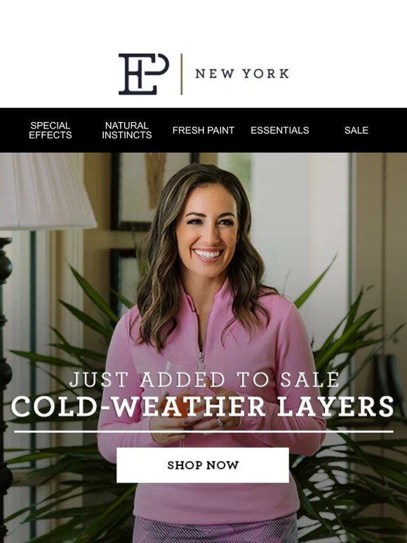 NEW Cold-Weather Sale Styles