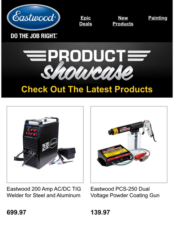 The Eastwood Company 🧰 Check Out Eastwood's Hot Products Milled