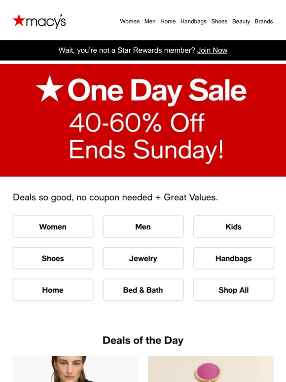 Macy's Your Macy’s update 4060 off is not to be missed—what are you