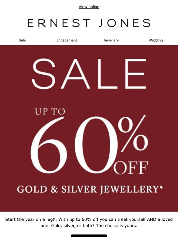 Up to 60% off gold and silver