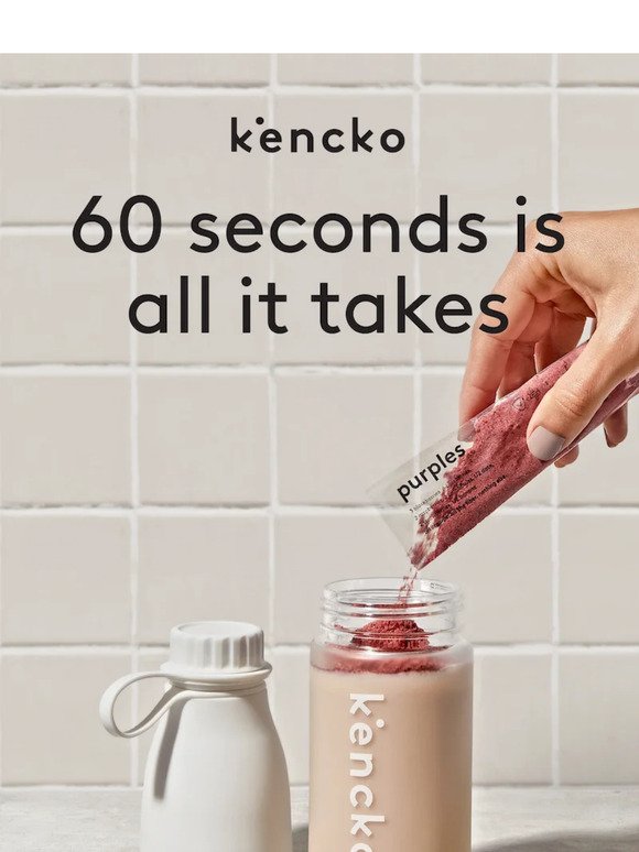 60 seconds is all it takes