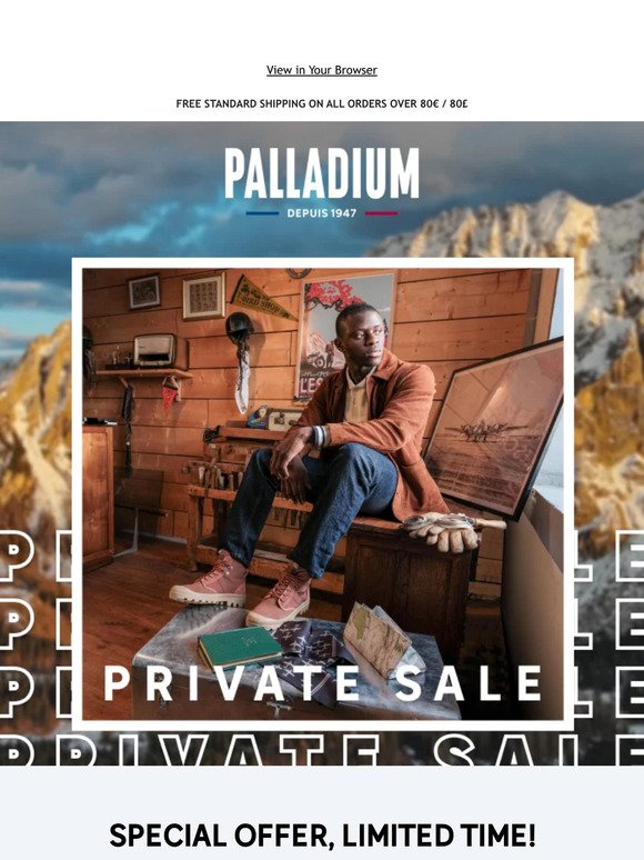 30% OFF selected items, only for Palladium Explorers