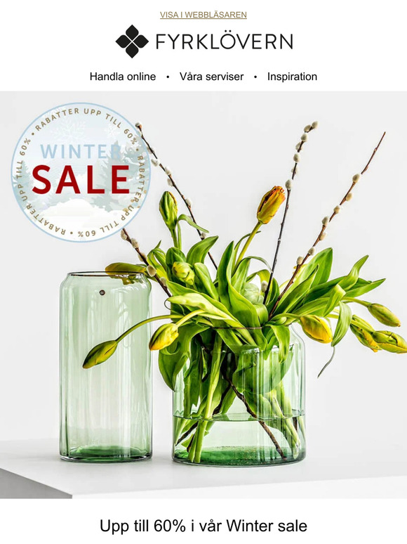 Upp till 60% i vår Winter sale!