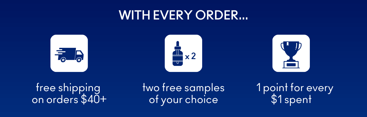 With every order...